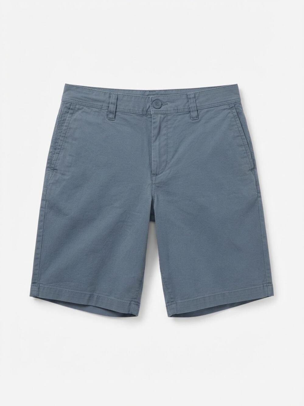 Armani Exchange Men Blue Chino Shorts Size 29 Cotton Blend Flat Front Casual